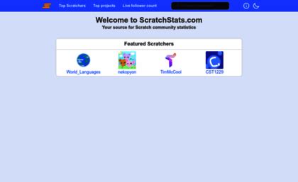 ScratchStats.com: Scratch community statistics.